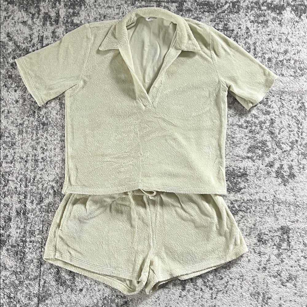 Wilfred Free Soft Terry Short Set - soft lemon 🍋